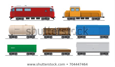 Сток-фото: Train Tanks And Wagons