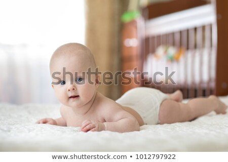 [[stock_photo]]: Baby Lying On Belly