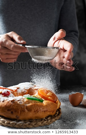 Pasteles de pastelería en panadería típica de España Foto stock © nito