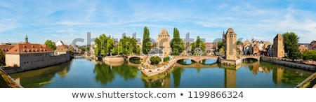 Stockfoto: Ponts Couverts In Strasbourg Alsace