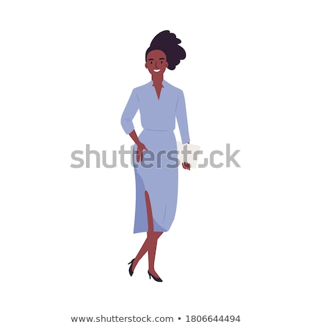 ストックフォト: Woman Wearing Official Casual Style Isolated On White