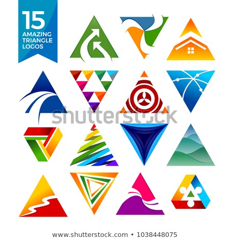 15 Amazing Triangle Shape Logos Foto stock © Smith1979