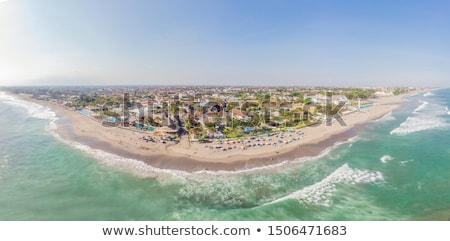 Stock foto: Rock On Batu Balong Beach The World Famous Surf Hot Spot On Bali