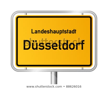 Сток-фото: Duesseldorf Roady Sign