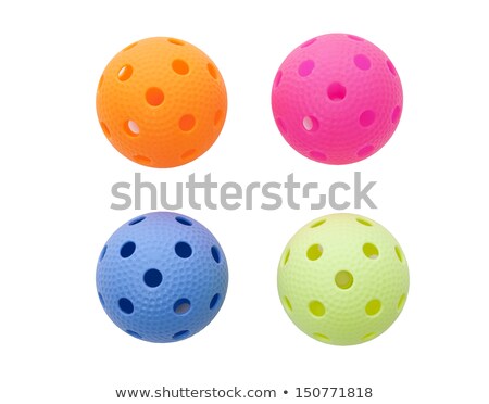 Orange Floorball Ball Isolated On White Background Zdjęcia stock © Gemenacom