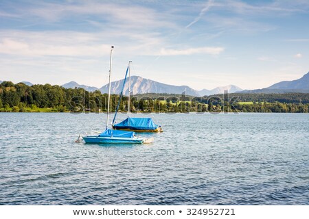 Sailing Boats At Lake Riegsee Zdjęcia stock © manfredxy