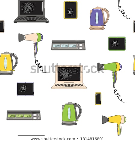 Foto stock: Vector Seamless Pattern With Hand Drawn Zero Waste Objects Eco Lifestyle Care Of Nature Save Plan