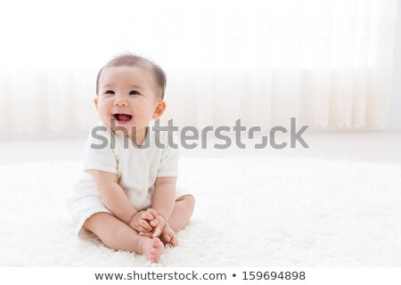 Stock foto: Smiling Adorable Asian Baby