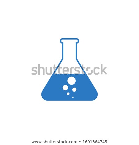 Stock fotó: Test Tube Related Vector Glyph Icon