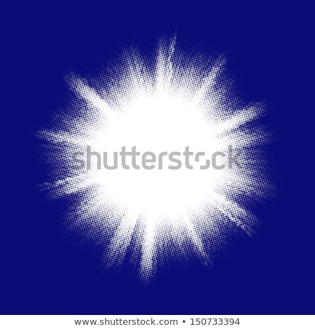 Stockfoto: Blue Color Design With A Burst Eps 10