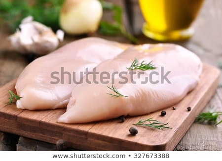 Stockfoto: Raw Chicken Breast Fillet