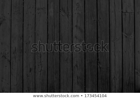 Stock fotó: Black Wooden Wall