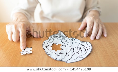 [[stock_photo]]: Life - Puzzle On The Place Of Missing Pieces