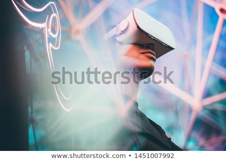 Stock photo: Woman With Vr Headset