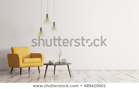 [[stock_photo]]: A Classic Yellow Armchair