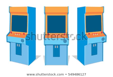 Stock fotó: Set Of Colorful Game Machines Arcades Vector