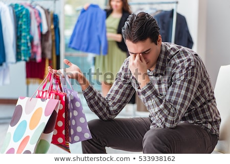 Bored Shopping Girl Stock photo © Elnur