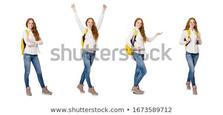 Woman Back With Bags [[stock_photo]] © Elnur