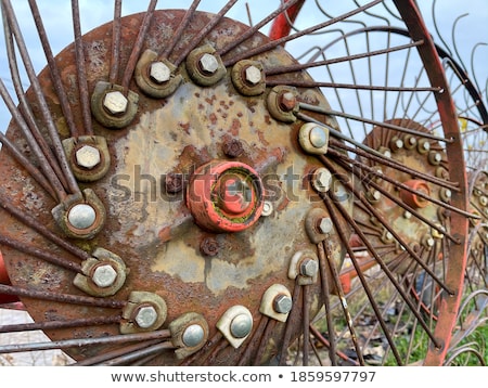 Foto stock: Tedder Machine