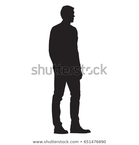 Stock photo: Man Silhouette