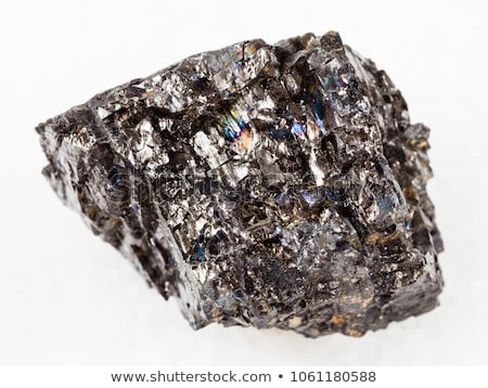 Foto stock: Rough Specimen Of Black Coal