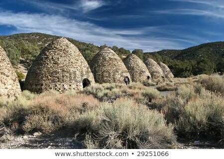 Foto stock: Charcoal Kilns In Death Valley