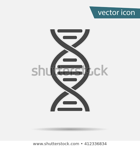 Stockfoto: Dna Icon Vector Modern Simple Flat Dna Sign Isolated Business Internet Concept Trendy Vector Bio