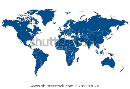 Stock photo: World Map And Globes