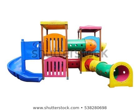 Stock photo: Playground Equipment On White Background