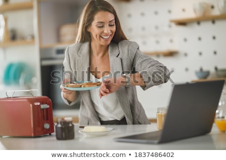 Smiling Businesswoman Ready For Work Zdjęcia stock © MilanMarkovic78