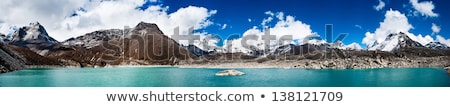 Rocks And Peaks Near Gokyo In Himalayas Stock foto © Arsgera