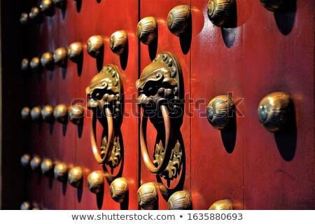 Stok fotoğraf: Old Chinese Door