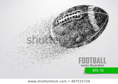 Foto stock: Vector Background For American Football Ball