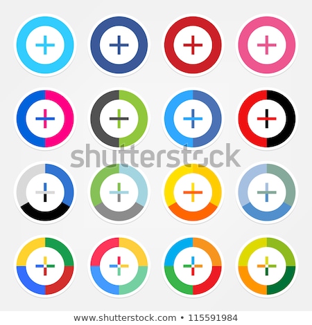 Сток-фото: Cross Circular Purple Vector Web Button Icon