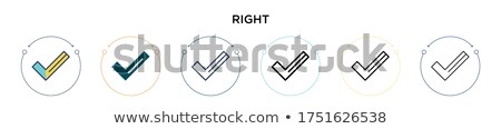 Foto stock: Weighing Yes And No Set