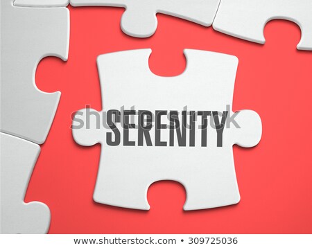 Stock foto: Serenity - Puzzle On The Place Of Missing Pieces