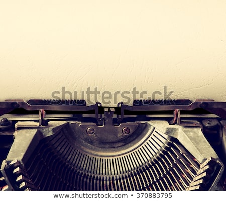 Foto stock: Antique Typewriter Vintage Filter