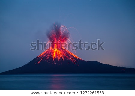 Foto stock: Volcano Eruption