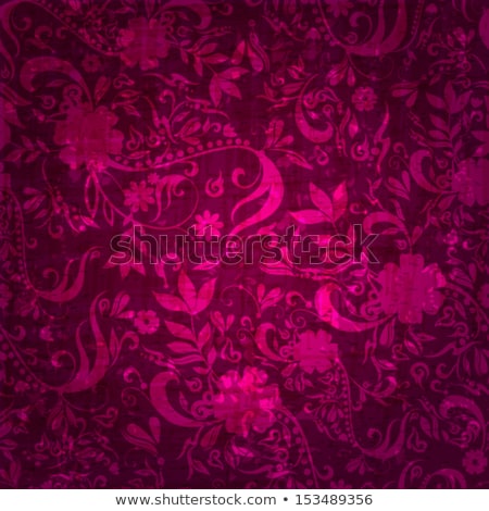 Grunge Floral Achtergrond Met Copyspace Stockfoto © glyph