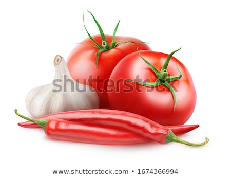 [[stock_photo]]: Tomatoes And Chili Peppers
