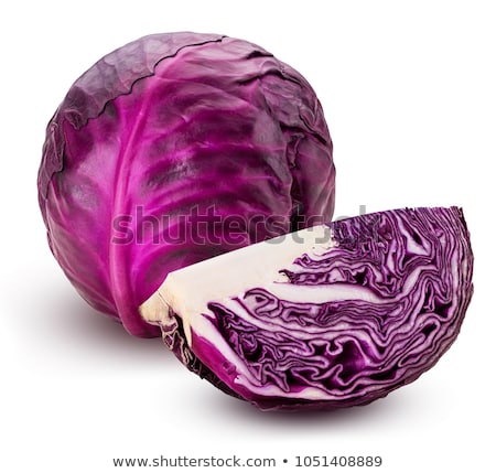 Foto stock: Sliced Red Cabbage