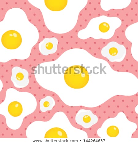 Foto d'archivio: Pattern With Scrambled Eggs And Salt