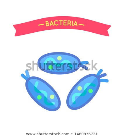 Сток-фото: Bacteria Or Microbe Life Form Under Microscope