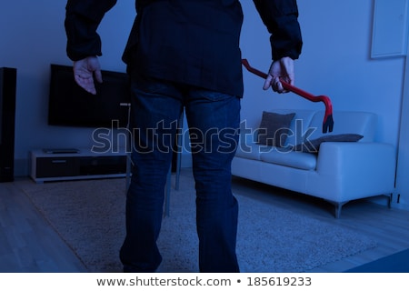 Stock photo: Thief Stealing A Television