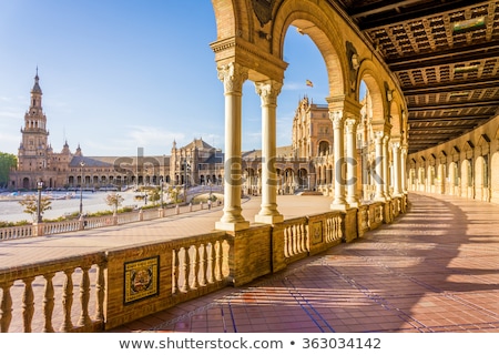 Square In Seville Spain Stockfoto © LucVi