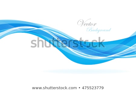 Stock fotó: Flowing Swoosh Curves