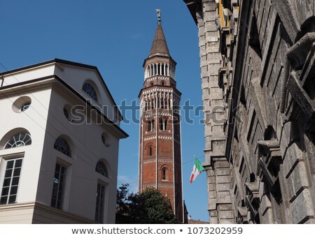 ストックフォト: San Gottardo Bell Tower Milan Italy