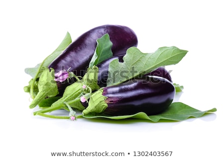 Stockfoto: Healthy Organic Eggplant Purple