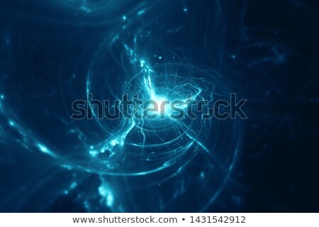 Сток-фото: Blue Electromagnetic Power