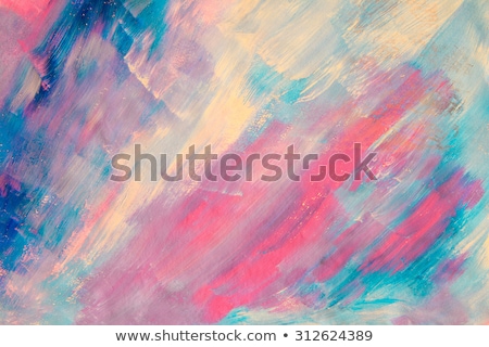Stock photo: Artistic Abstract Texture Background Pink Acrylic Paint Brush S